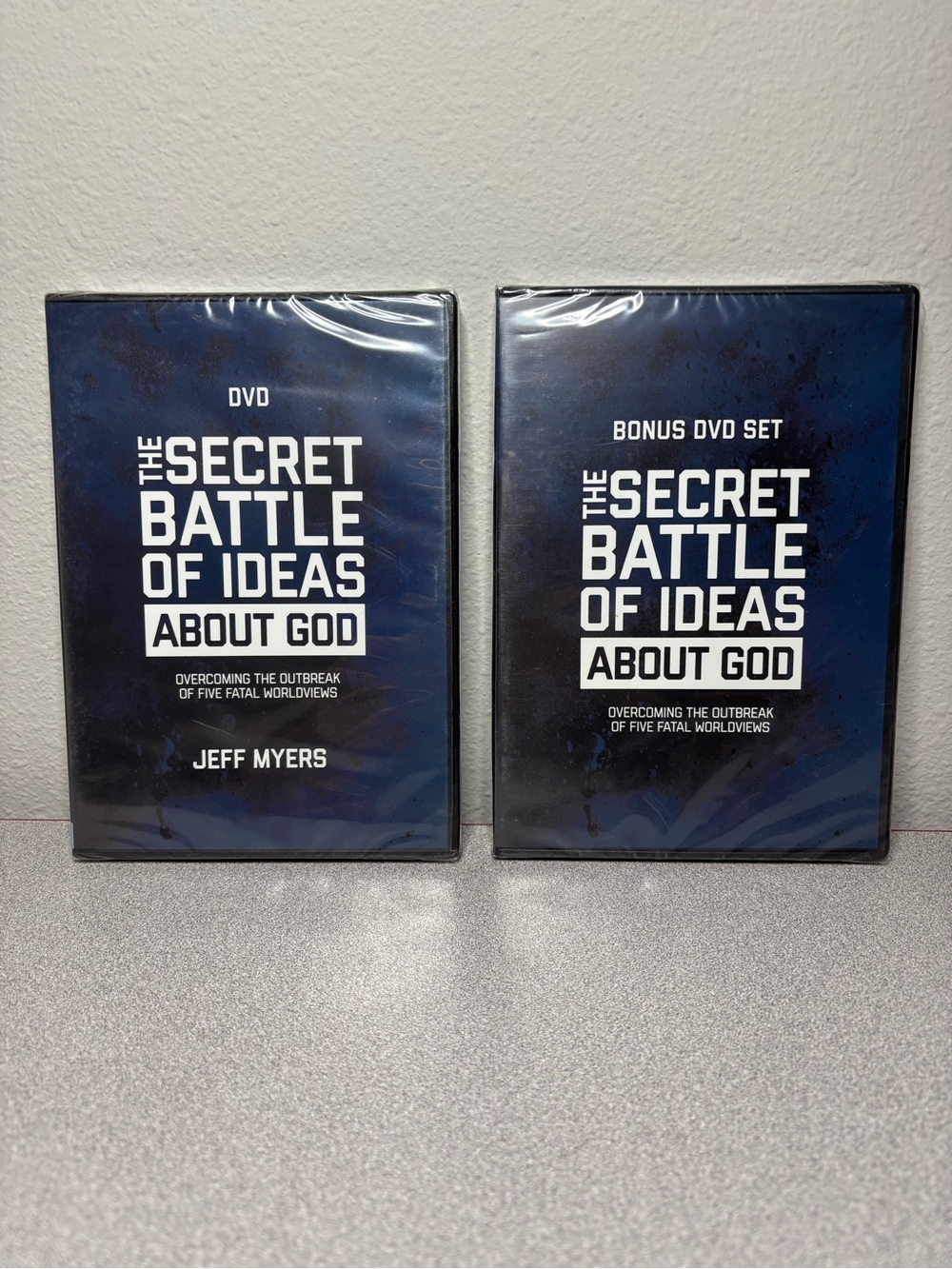 - The Secret Battle of Ideas About God DVD Set by Jeff Myers - Bonus DVD Sealed